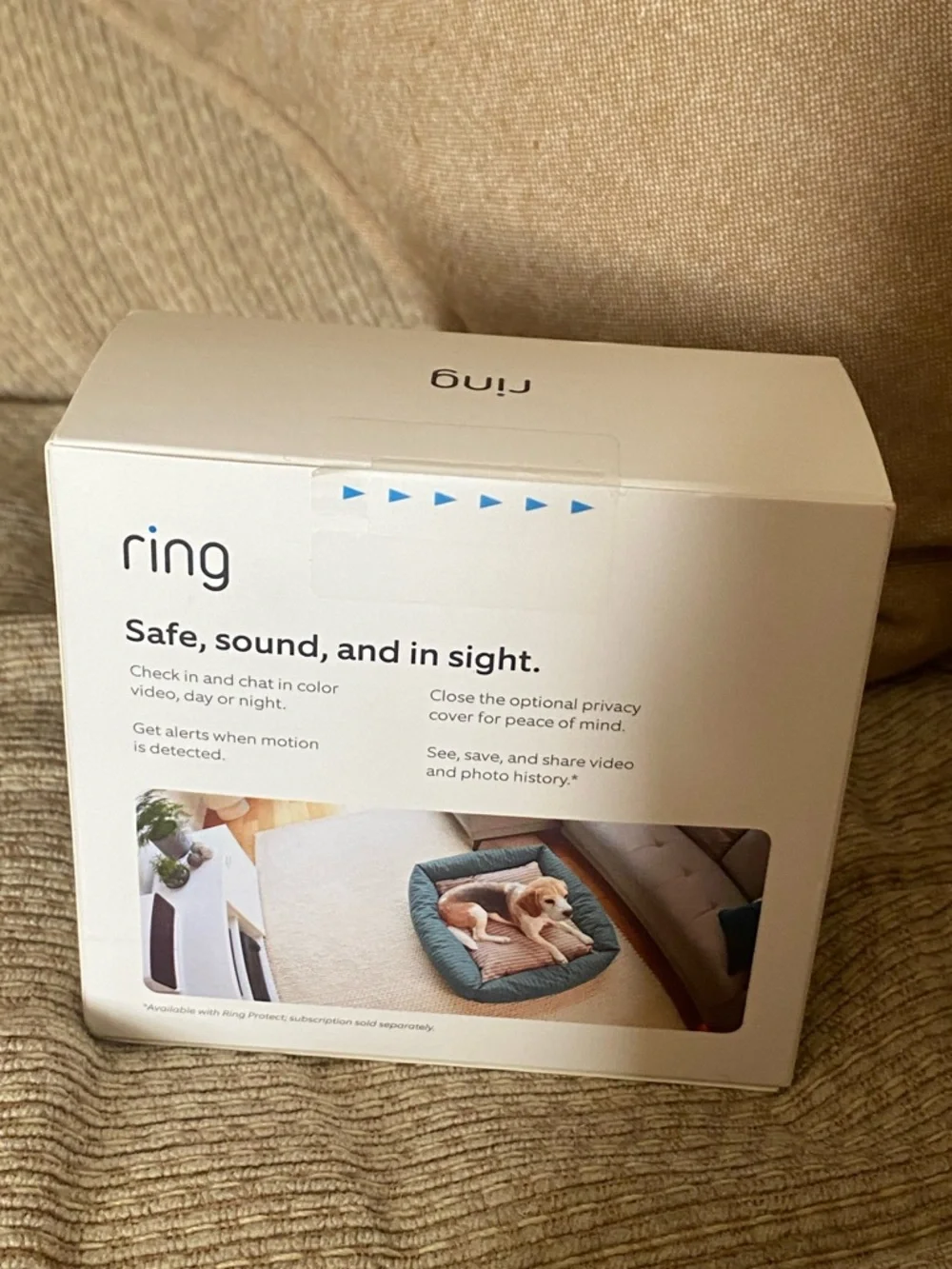 ♠️NWT Sealed Ring Indoor Cam 1080p HD Video Plug-In